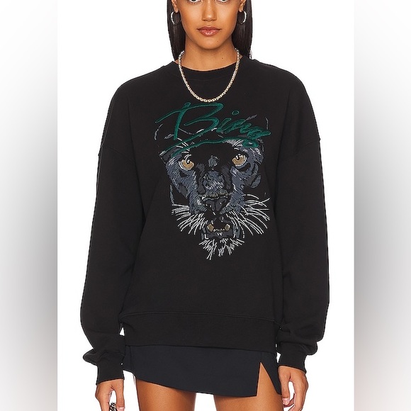 Anine Bing Kenny Panther Sweatshirt (small) - Picture 4 of 11